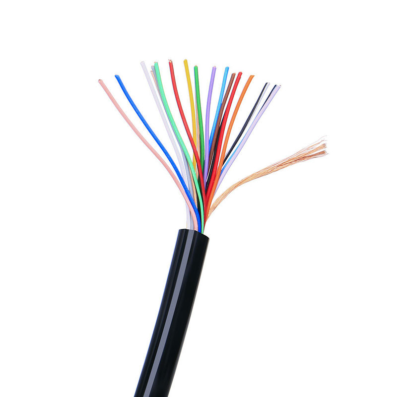 Đường dây dẫn dây thừng ngoài trời đơn 12 lõi GYXTW cáp kéo cho thiết bị chữa cháy Cáp quang sợi bọc thép