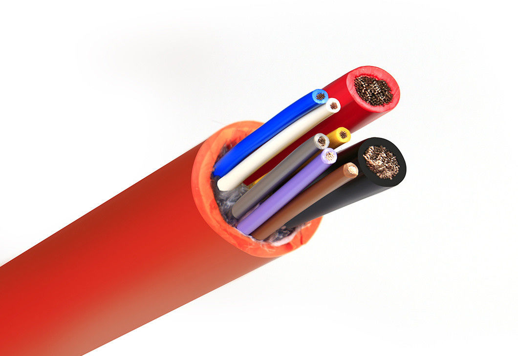 Cáp robot tín hiệu đường dài với dây dẫn xoắn và vỏ tùy chỉnh cho liên lạc đáng tin cậy