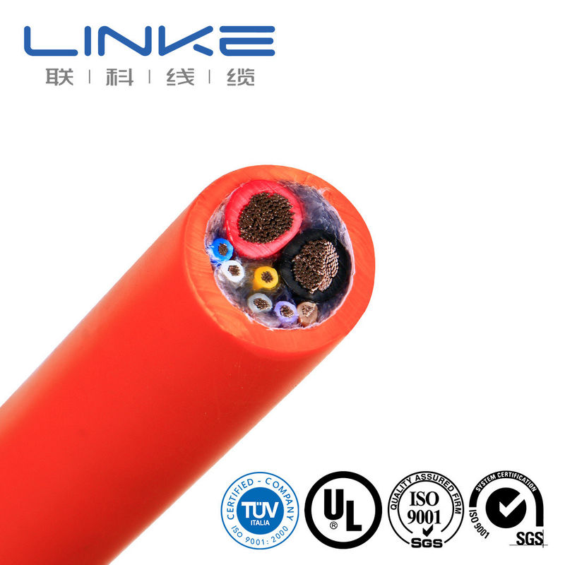 Cáp robot tín hiệu đường dài với dây dẫn xoắn và vỏ tùy chỉnh cho liên lạc đáng tin cậy