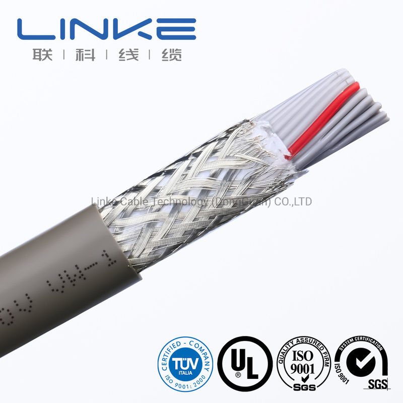 UL2651 Cáp băng phẳng được bảo vệ với cách điện TPU và dây dẫn đồng cho các ứng dụng chống cháy