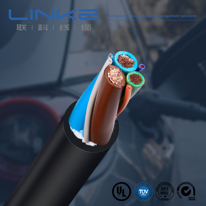 Vật liệu băng thông ống PVC 32A Bộ sạc xe hơi gia đình với dây lõi đồng vỏ mềm