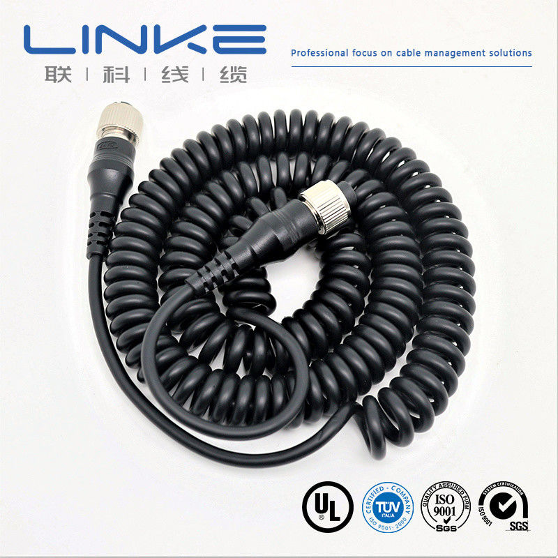 Vàng dẫn linh hoạt PVC ống băng đan vật liệu cho ODM Công nghiệp cáp tập hợp sản xuất