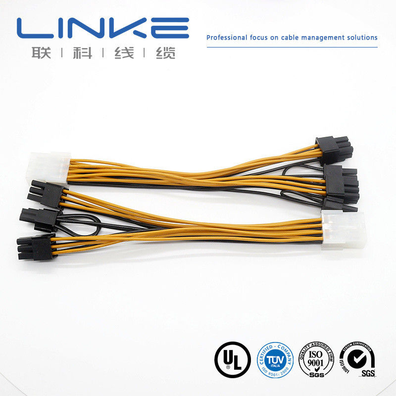 Vàng dẫn linh hoạt PVC ống băng đan vật liệu cho ODM Công nghiệp cáp tập hợp sản xuất