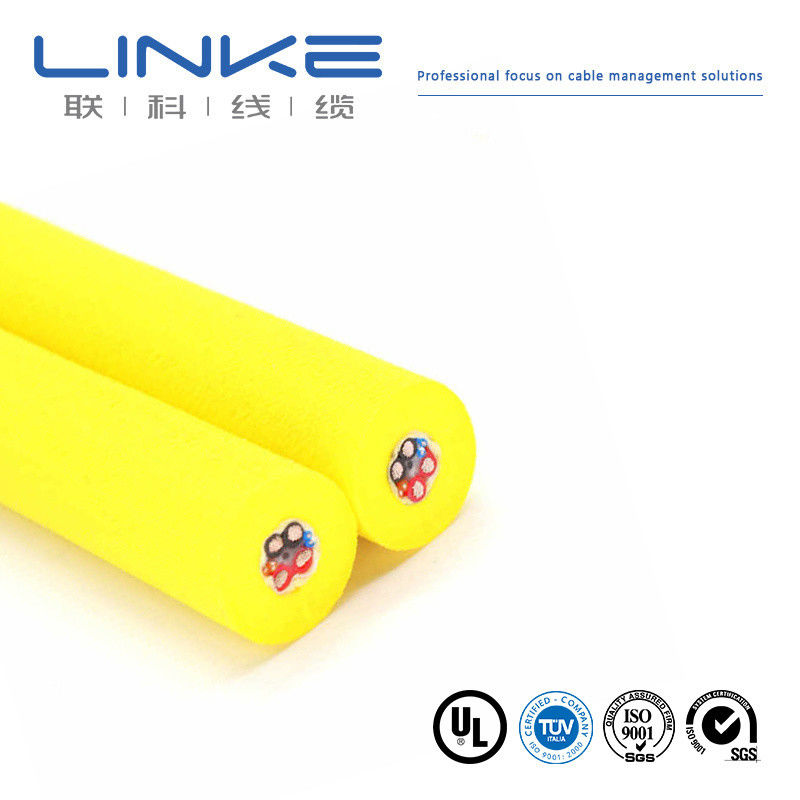 ROV nổi dưới biển Cáp lõi đồng nhẹ với vật liệu vỏ bọt PUR