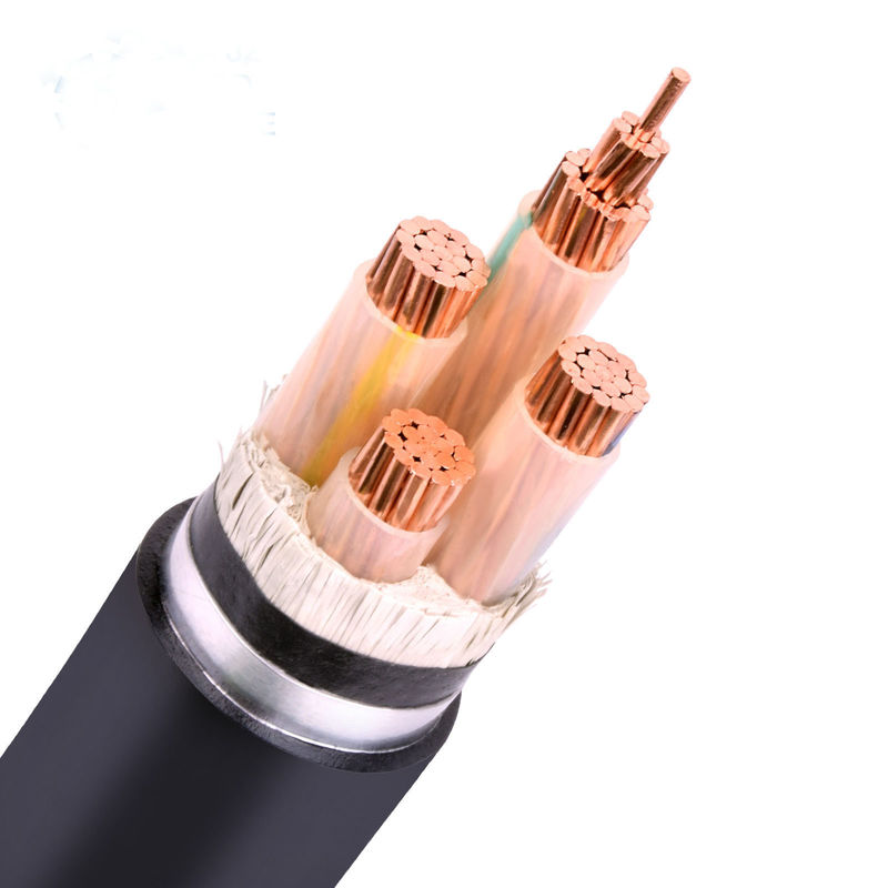 Phân cách dây tròn vật liệu 4 lõi ngầm Cáp điện bọc thép Teflon dây nhiệt độ cao