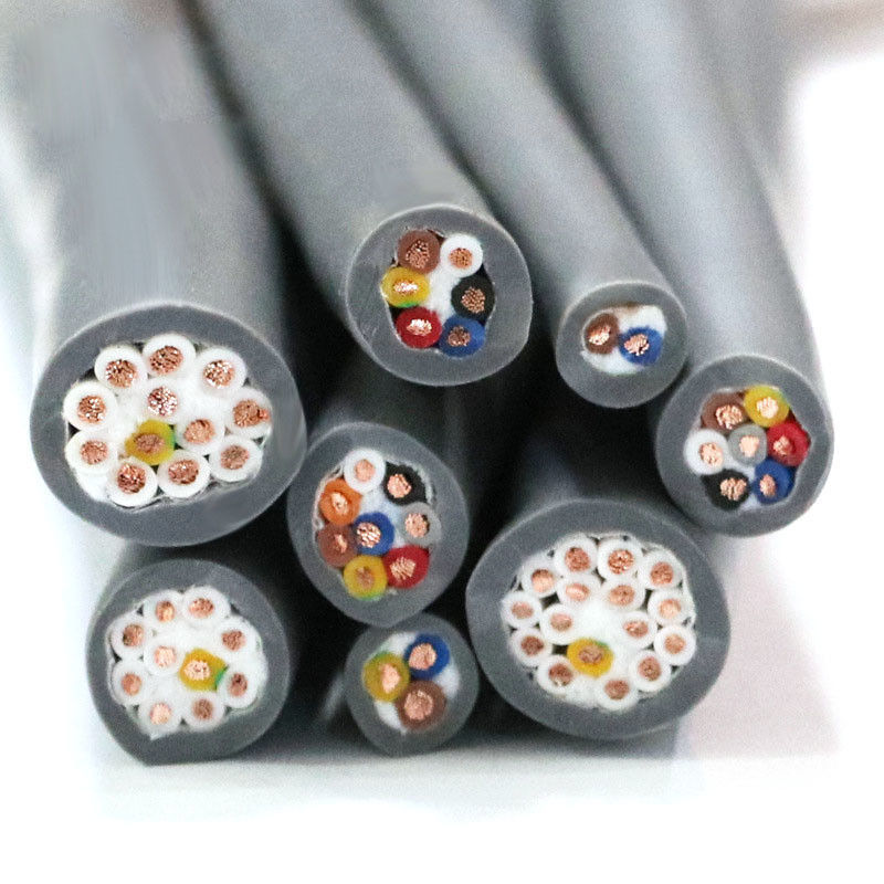 Phân cách dây tròn vật liệu 4 lõi ngầm Cáp điện bọc thép Teflon dây nhiệt độ cao