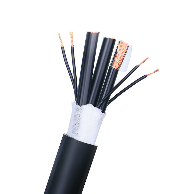 Đồng trục đơn chế độ trực tiếp chôn cất cáp sợi quang 300V tùy chỉnh cho ngoài trời