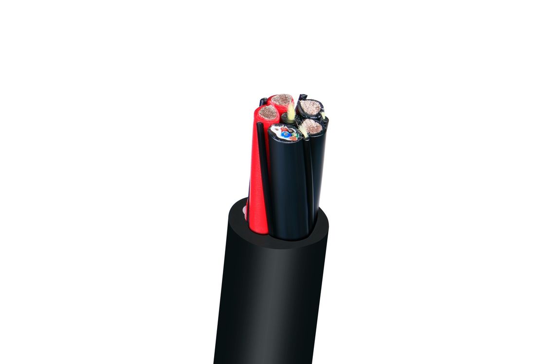 22AWG Cáp dưới nước với sợi chặn nước và sợi vectran cho các ứng dụng điều khiển công nghiệp