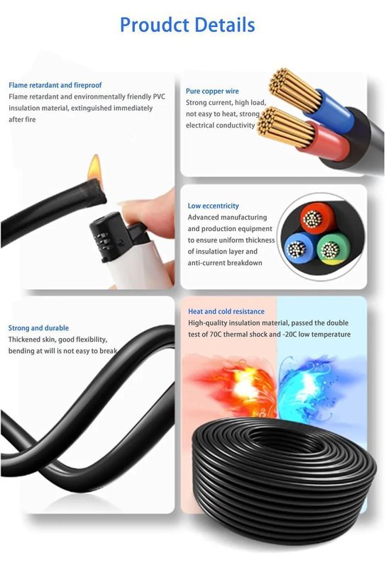 OEM Multi-Cores Spring Cable cho cáp điện áp thấp và trung bình