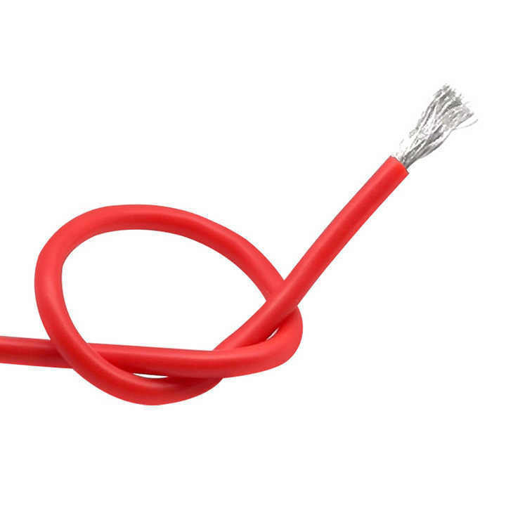 Overhead 18AWG Nhiệt độ cao linh hoạt mềm silicone điện dây chống cháy sử dụng pin lithium năng lượng mới