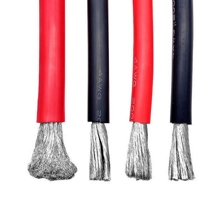 Overhead 18AWG Nhiệt độ cao linh hoạt mềm silicone điện dây chống cháy sử dụng pin lithium năng lượng mới