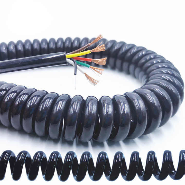 Cáp điều khiển công nghiệp tùy chỉnh cho xử lý công suất cao OEM Cáp xoắn ốc với chứng nhận UL