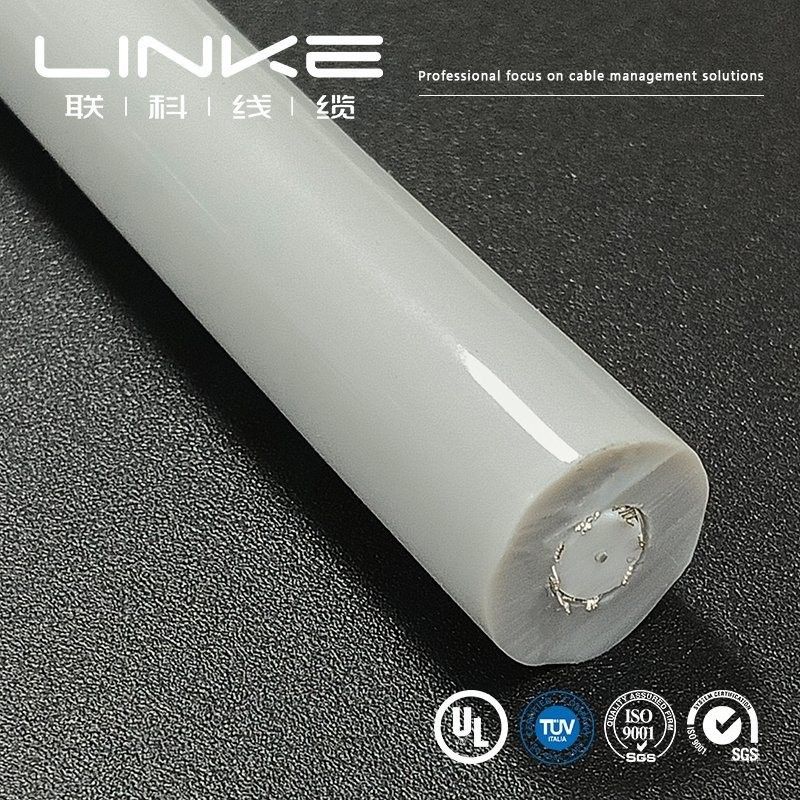 1.0mm sợi thủy tinh cáp bạc phủ màn hình điện áp cáp y tế tùy chỉnh cho y tế
