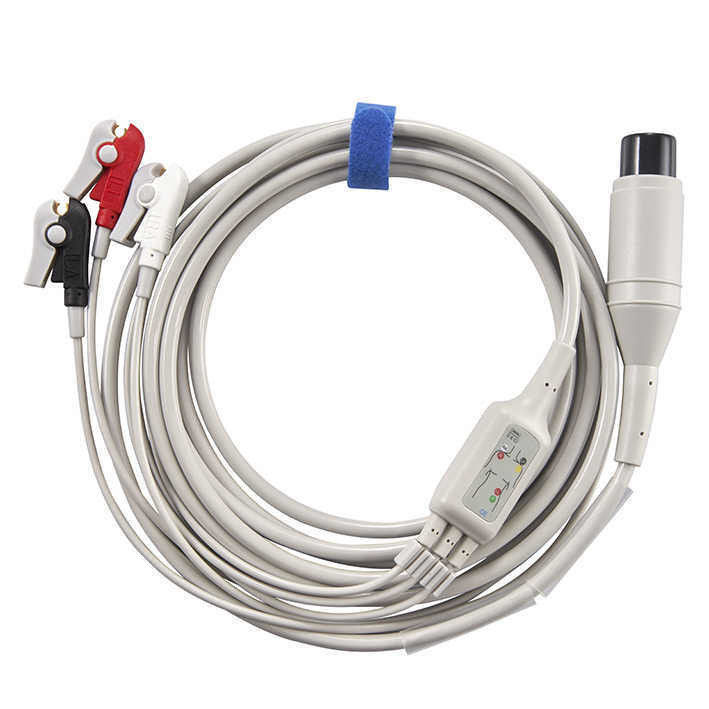 Cáp ECG vỏ TPU với lõi đồng mạ thiếc và các tùy chọn tùy chỉnh cho thiết bị y tế