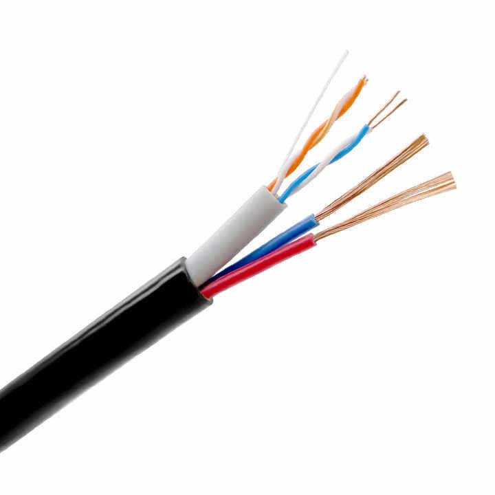 Cáp quang lai tự treo FRP lõi 1 đến 24 sợi với đồng mạ thiếc cho truyền tải tốc độ cao