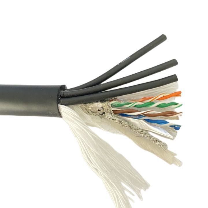 Cáp tổng hợp linh hoạt cao theo yêu cầu Cáp mạng đồng loại 5 cho nhà máy điện