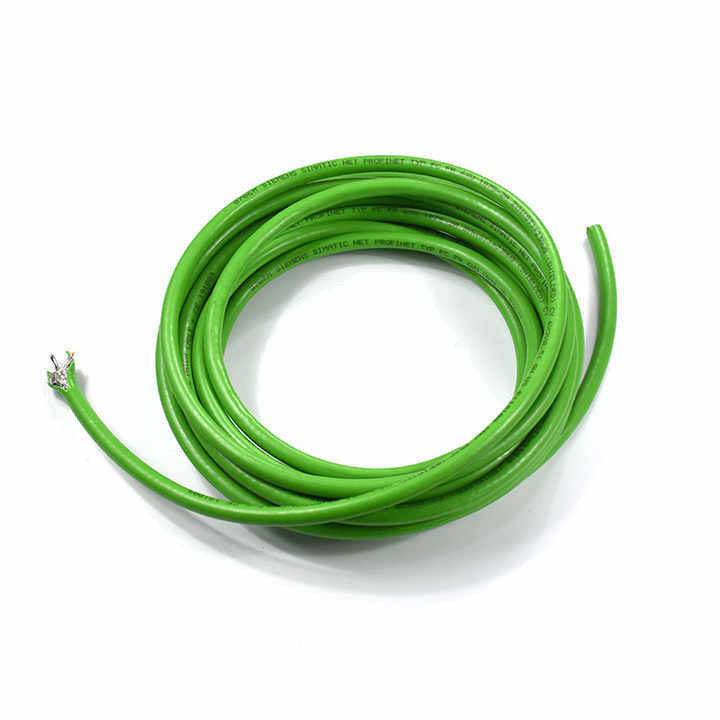 Vàng / Tined Vàng vật liệu dẫn tùy chỉnh màu xanh lá cây áo khoác PUR Canbus cáp xe buýt công nghiệp với hình dạng vật liệu dây tròn