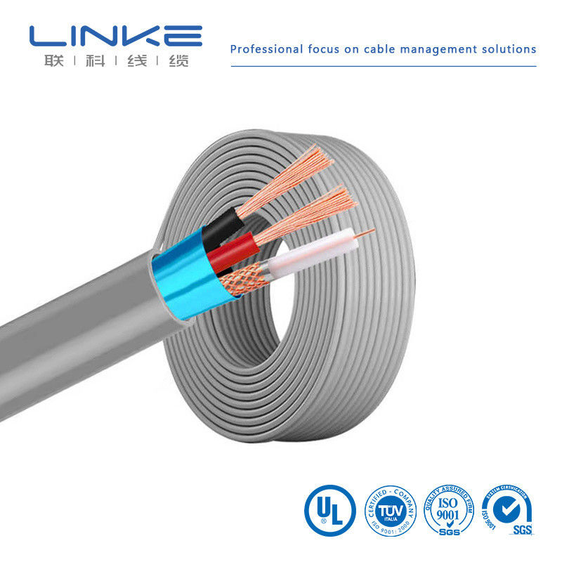 Cáp đồng bằng đồng trần 750hm Cáp đồng trục 100 mét Rg174 Cáp với áo khoác PVC 300V