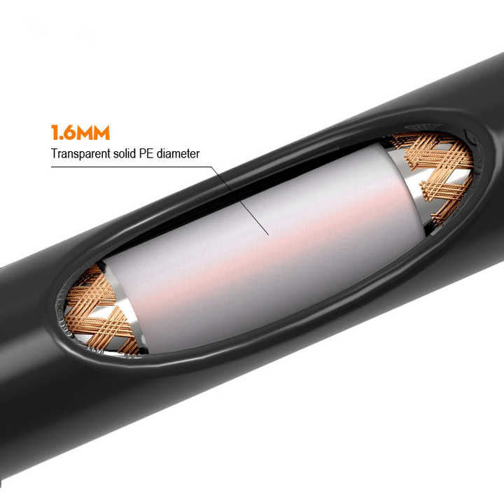 Cáp máy tính UL20276 24-28 AWG Dây dẫn đồng mạ thiếc đa lõi, bện lưới chắn, vỏ bọc PVC