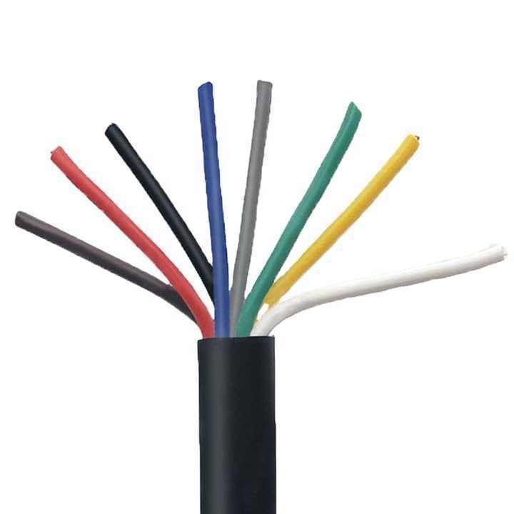 Tròn dây đồng lõi XLPE cách điện cáp điều khiển PVC vỏ 0,16mm đa lõi