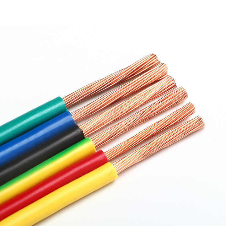 Sợi điện chống cháy với dây dẫn đồng 1.5mm 2.5mm và cách nhiệt PVC