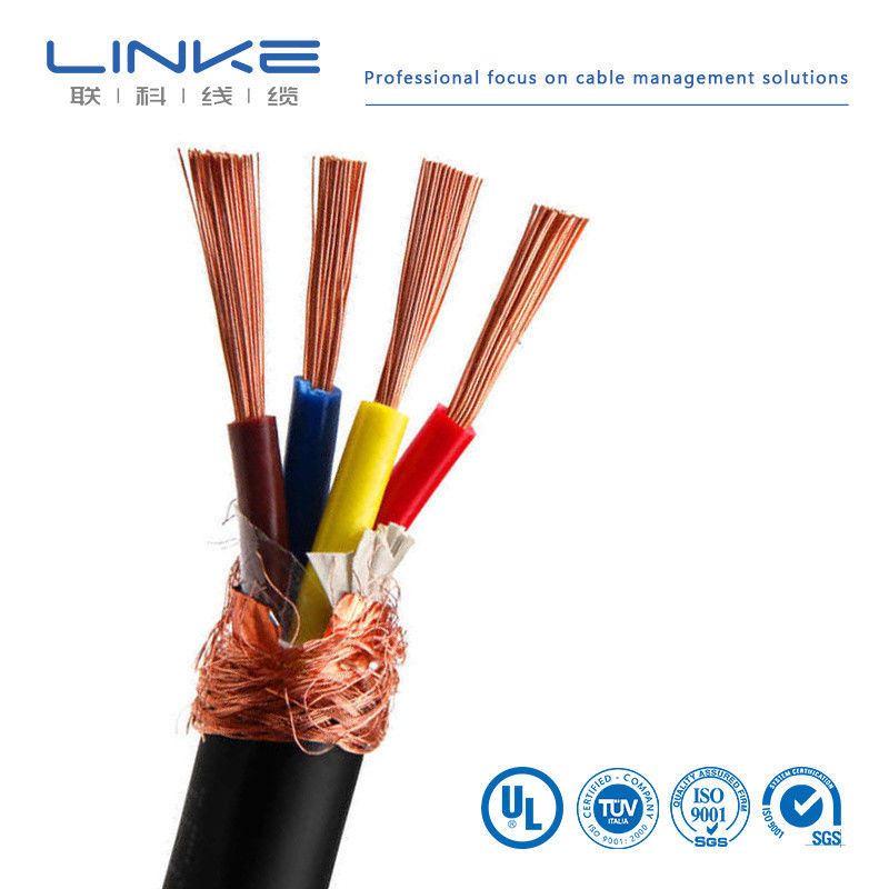 Sợi dây điều khiển đồng đa lõi 300V cho điều khiển thiết bị Cáp cách nhiệt điện áp cao