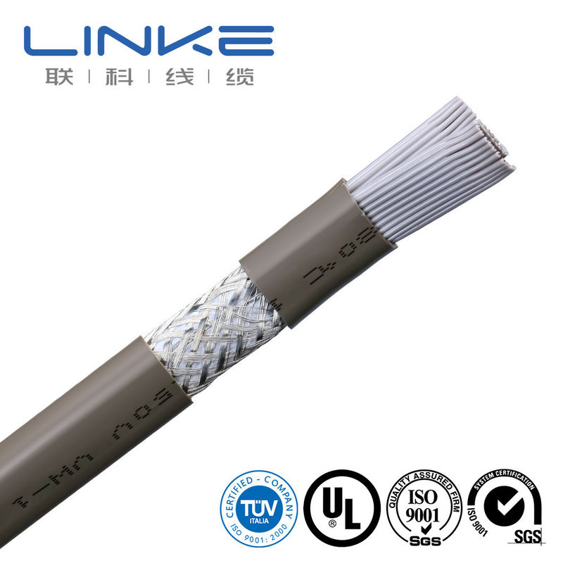 0.76mm Độ dày trung bình cao su linh hoạt dây điện phẳng cáp để dây máy