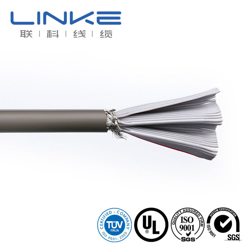 0.76mm Độ dày trung bình cao su linh hoạt dây điện phẳng cáp để dây máy