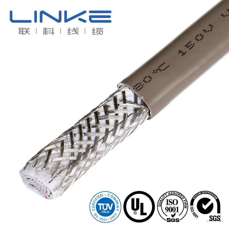 0.76mm Độ dày trung bình cao su linh hoạt dây điện phẳng cáp để dây máy