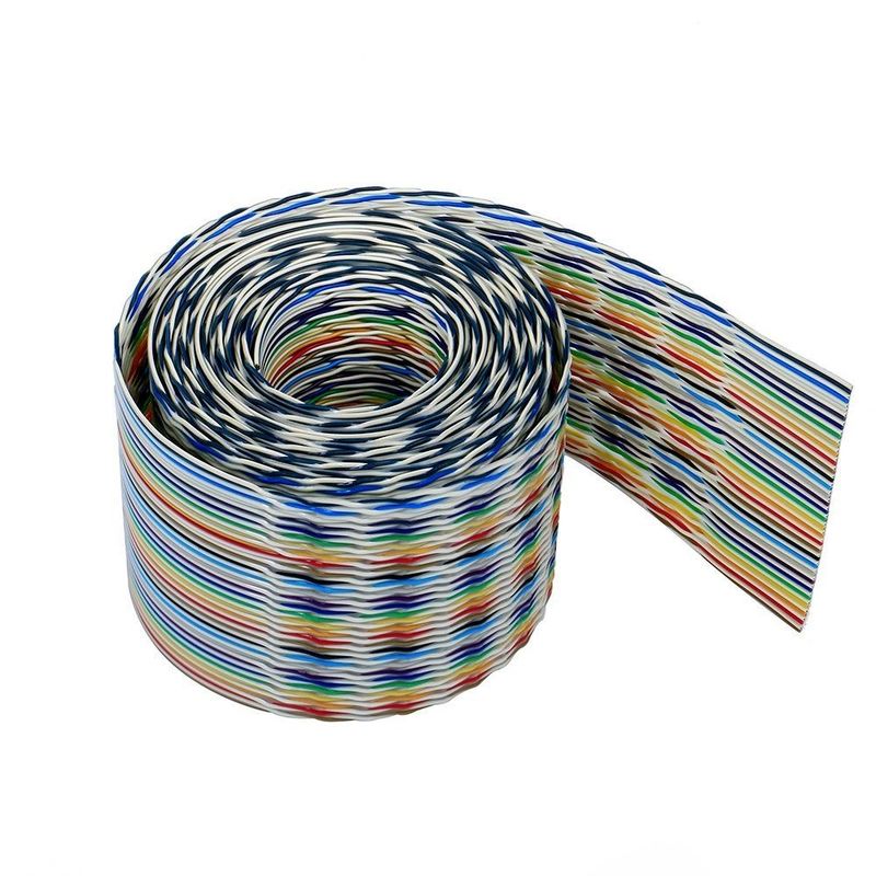 Cáp dữ liệu dây phẳng với vật liệu cách nhiệt XLPE 8/10/14/16/20/40/50 Pin Extension Wiring