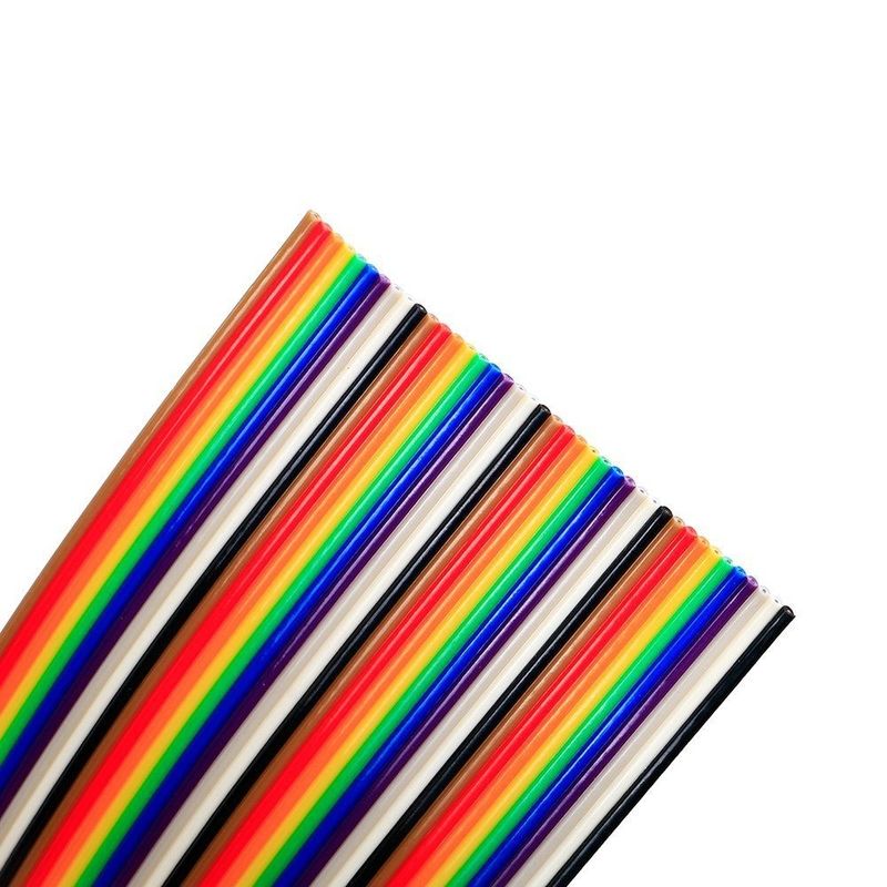8/10/14/16/20/40/50 Pin Extension Data Cable Cable Flat Ribbon với cạnh đỏ LK-109