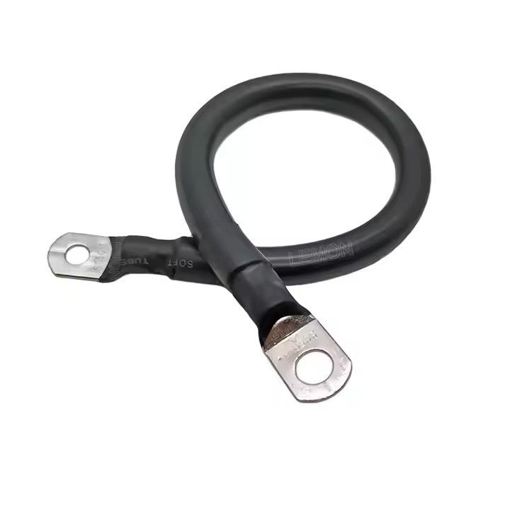 Đen 2 Gauge AWG Cáp pin tùy chỉnh Sợi đồng cho năng lượng mặt trời, hải quân, Inverter