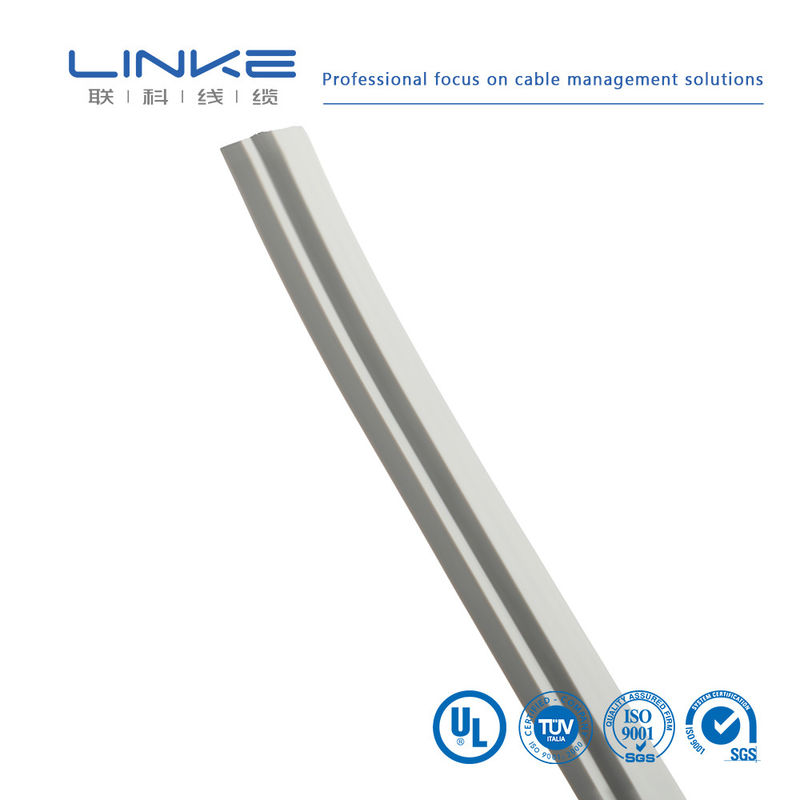 UL1185 Sợi phẳng màu xám PVC cáp song song với hình dạng ruy băng phẳng linh hoạt 10 chân