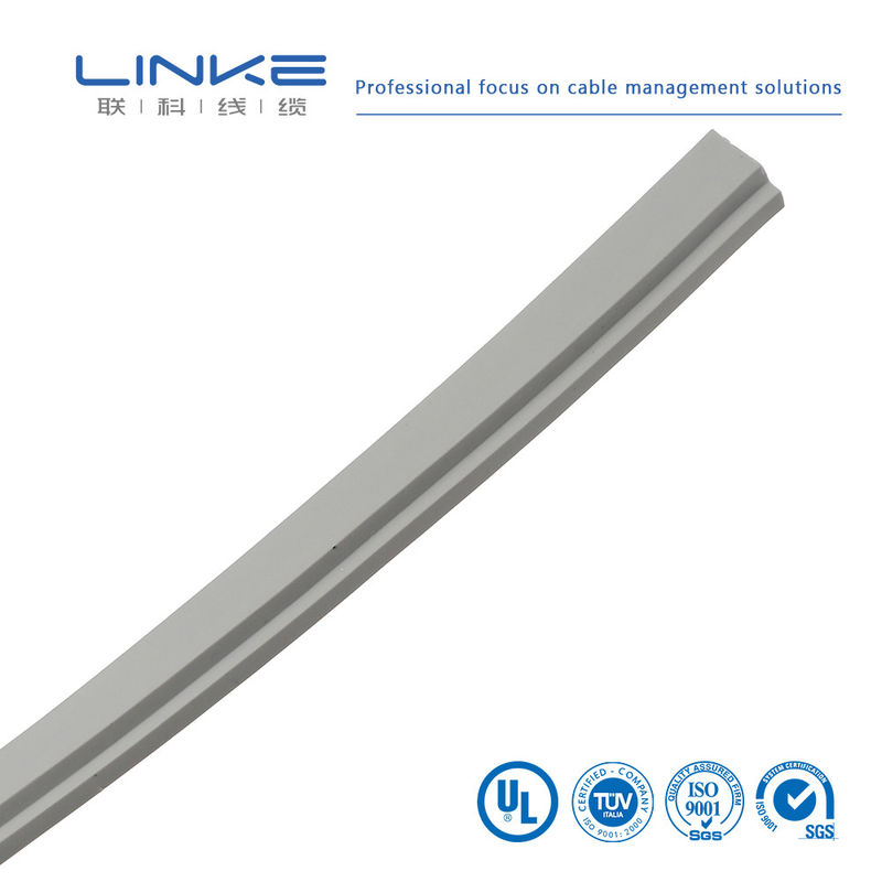 UL1185 Sợi phẳng màu xám PVC cáp song song với hình dạng ruy băng phẳng linh hoạt 10 chân