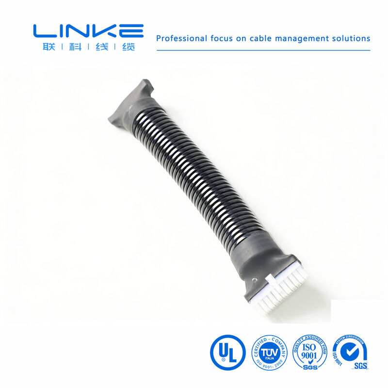 Custom Automotive Wiring Harness for Kenwood Toyota Carmy with Wire Loom and Connector