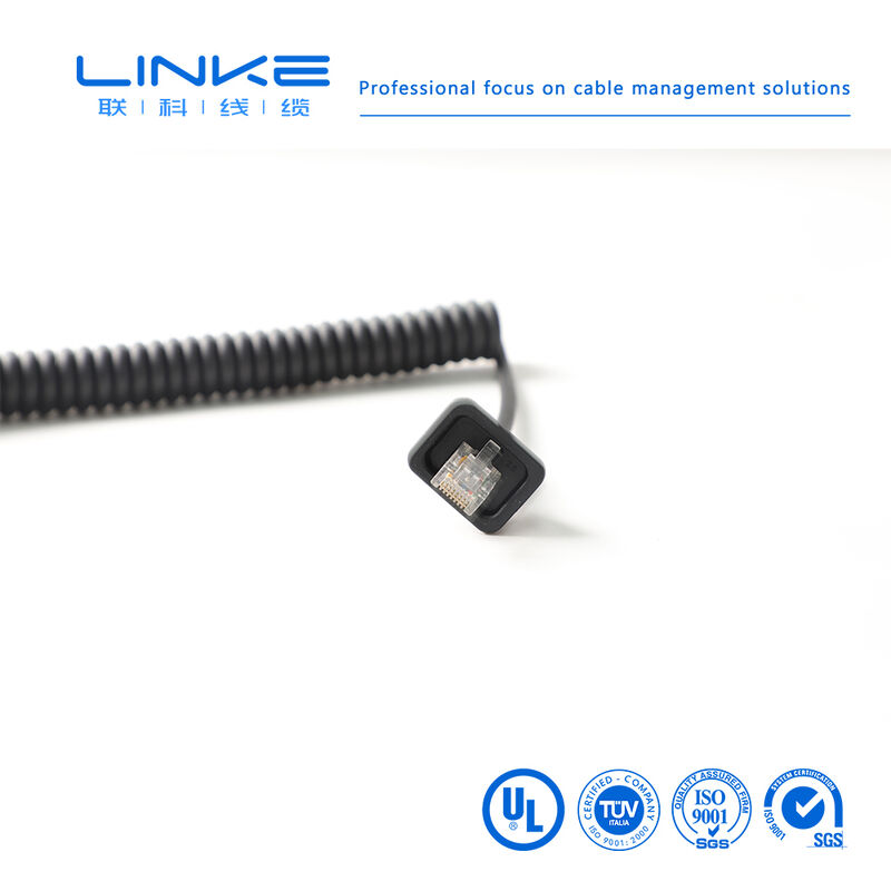 Cáp mạng công nghiệp có vỏ bọc Gigabit Cat6 với đầu nối RJ45 cho Ethernet công nghiệp