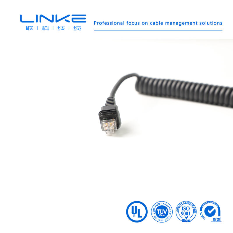 Cáp mạng công nghiệp có vỏ bọc Gigabit Cat6 với đầu nối RJ45 cho Ethernet công nghiệp