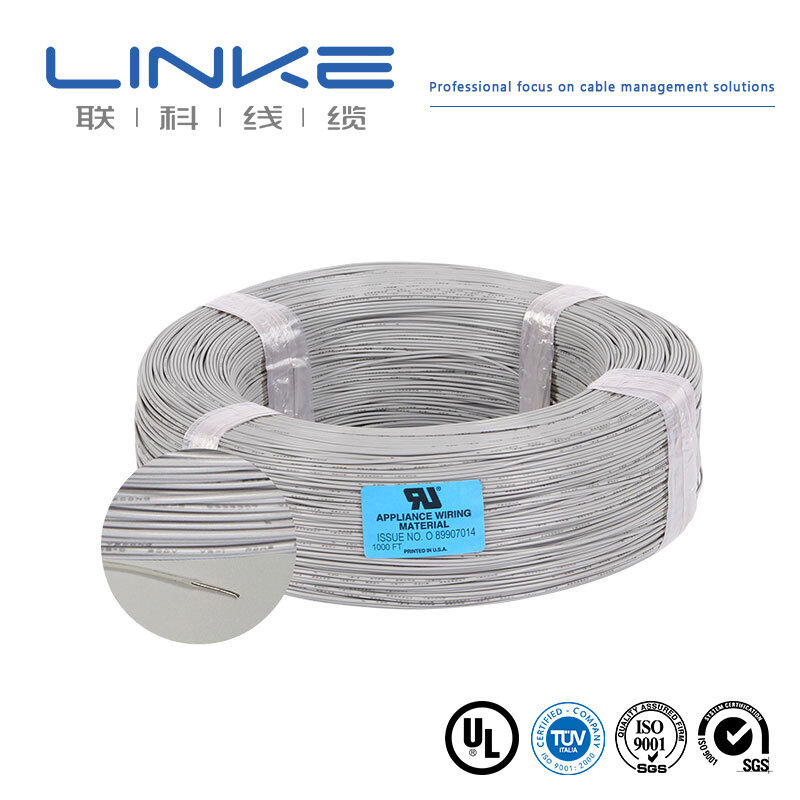 Awm 1185 Tined Stranded 18AWG 20AWG Single Core Shielded Wire UL1185 Shielded Signal Cable