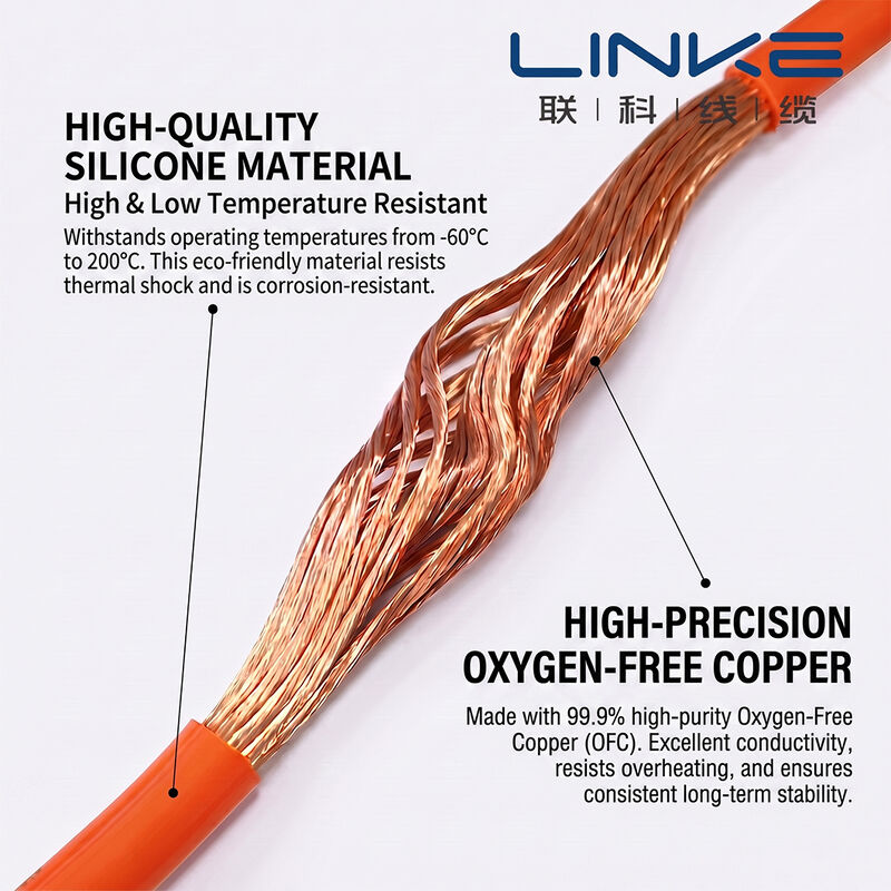 Dây cáp silicon siêu mềm chịu nhiệt 200°C, điện áp 600V, dùng cho UAV lưu trữ năng lượng