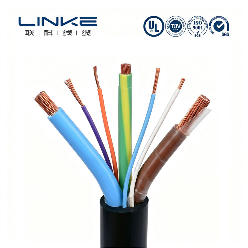 Cáp sạc EV hạng nặng đa lõi 450/750/1000V tùy chỉnh cho xe điện
