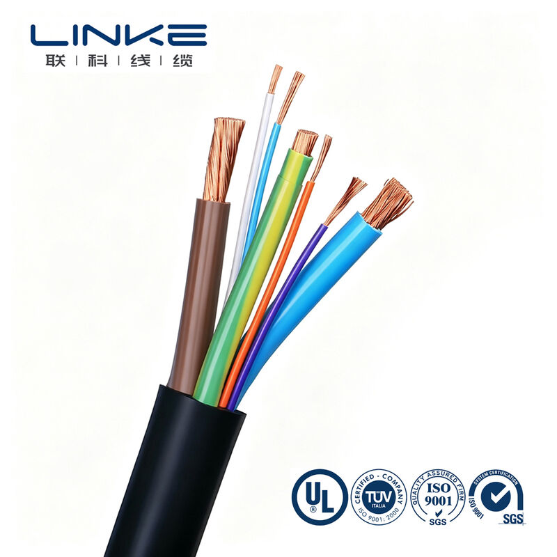 Cáp sạc EV hạng nặng đa lõi 450/750/1000V tùy chỉnh cho xe điện