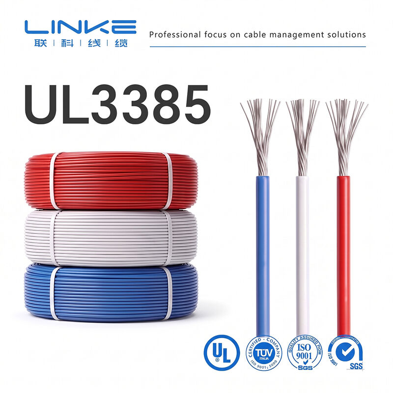 UL 3385 Cáp điện tử linh hoạt không chứa halogen với dòng điện 600V/1000V cho dây điện bên trong thiết bị